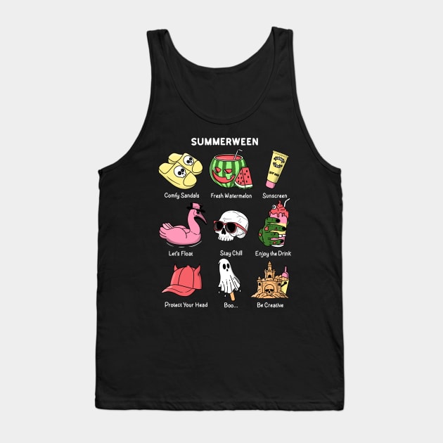 Enjoy Summerween Tank Top by Kimprut